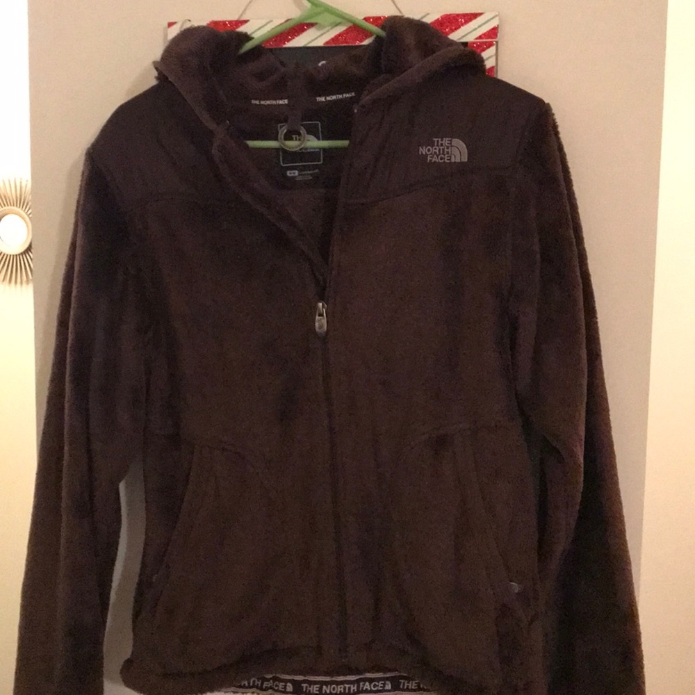 Brown Hooded North Face